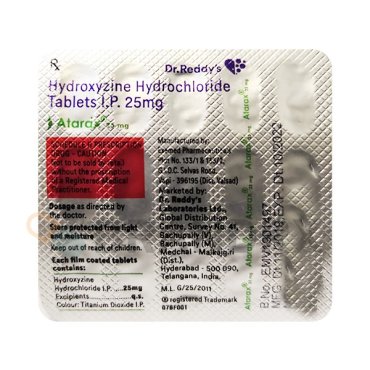 Atarax 25 mg Dr. Reddy's Laboratories