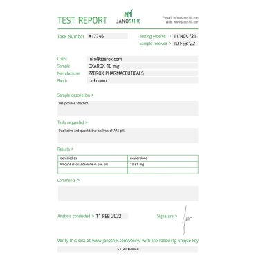 Oxarox Zerox Pharmaceuticals
